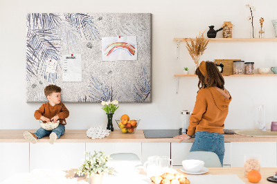 Quadro em cortiça Folha de palmeira