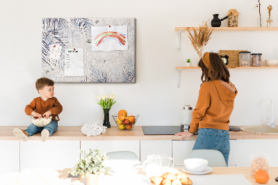 Quadro em cortiça Folha de palmeira