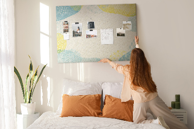 Quadro de aviso de cortiça Moldura padrão