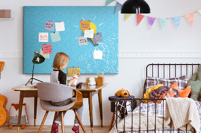 Painel em cortiça Desenho de lâmpada