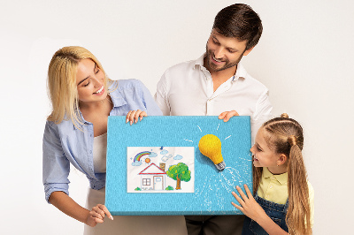 Painel em cortiça Desenho de lâmpada