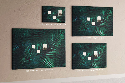 Quadro em cortiça Folhas tropicais