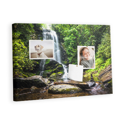 Painel em cortiça Cachoeira da floresta