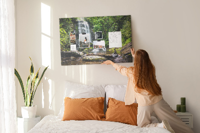 Painel em cortiça Cachoeira da floresta