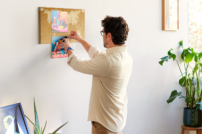 Painel em cortiça Mapa mundial