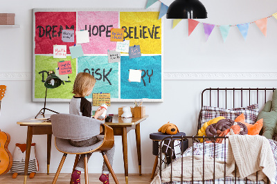 Painel em cortiça Quadro motivacional