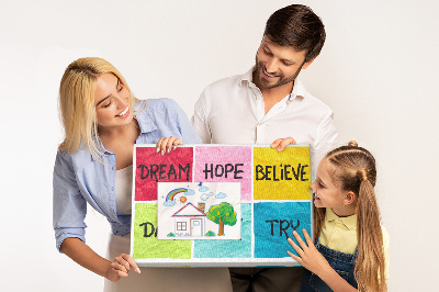 Painel em cortiça Quadro motivacional