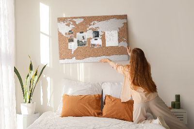 Quadro de aviso de cortiça Mundo da cortiça