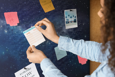 Painel em cortiça Estrelas do céu escuro