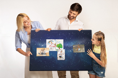 Painel em cortiça Estrelas do céu escuro