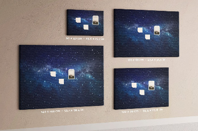 Painel em cortiça Estrelas do céu escuro