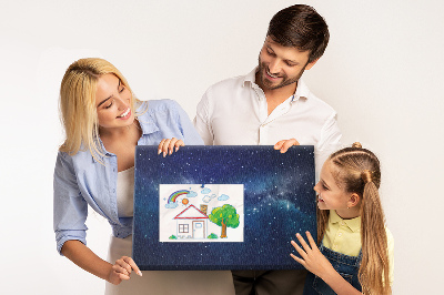 Painel em cortiça Estrelas do céu escuro