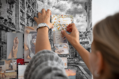 Quadro em cortiça Cidade dos carros antigos