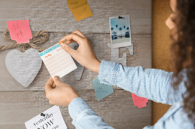 Painel em cortiça A inscrição amor