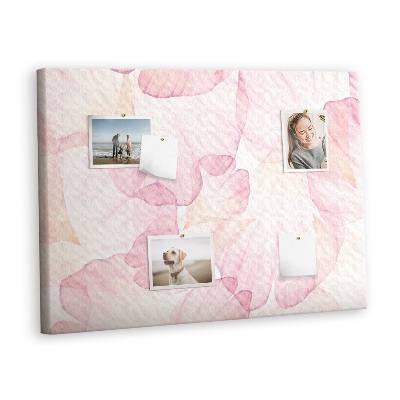 Quadro em cortiça Pétalas de aquarela