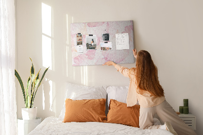 Quadro em cortiça Pétalas de aquarela