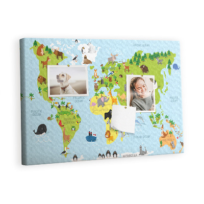 Painel em cortiça Animais tradicionais