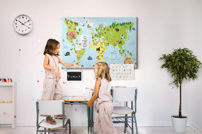 Painel em cortiça Animais tradicionais