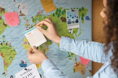 Painel em cortiça Animais tradicionais