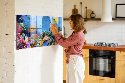 Quadro magnético de parede Vida subaquática