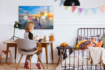 Painel magnético Cais do lago