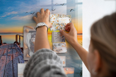 Painel magnético Cais do lago