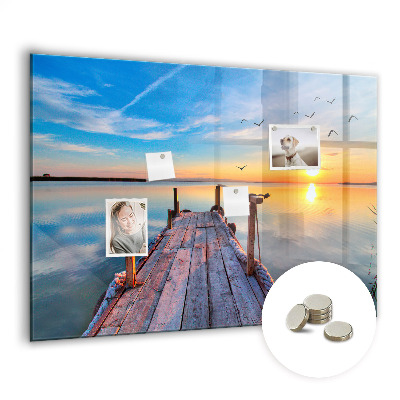 Painel magnético Cais do lago