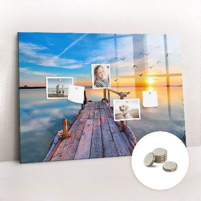 Painel magnético Cais do lago