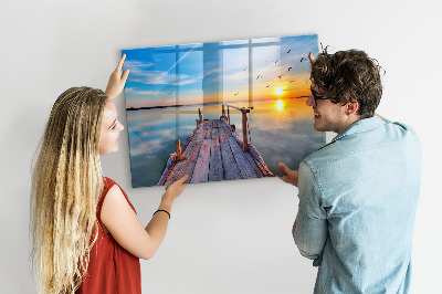 Painel magnético Cais do lago