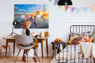 Painel magnético Cais do lago