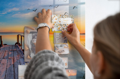 Painel magnético Cais do lago