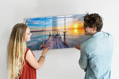 Painel magnético Cais do lago