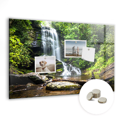 Quadro magnético decorativo Cachoeira da floresta