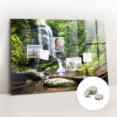 Quadro magnético decorativo Cachoeira da floresta