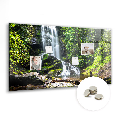 Quadro magnético decorativo Cachoeira da floresta