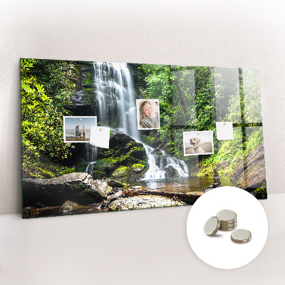 Quadro magnético decorativo Cachoeira da floresta