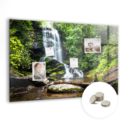 Quadro magnético decorativo Cachoeira da floresta