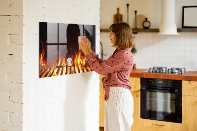 Quadro magnético de parede Grade