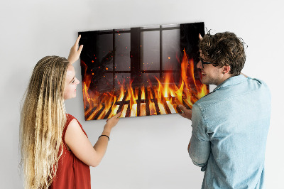 Quadro magnético de parede Grade