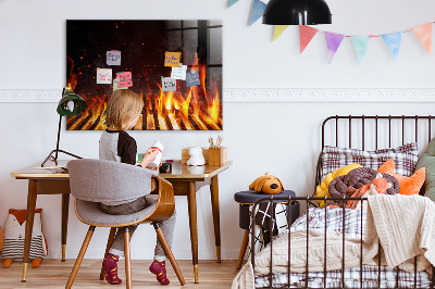 Quadro magnético de parede Grade