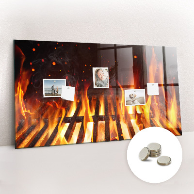 Quadro magnético de parede Grade