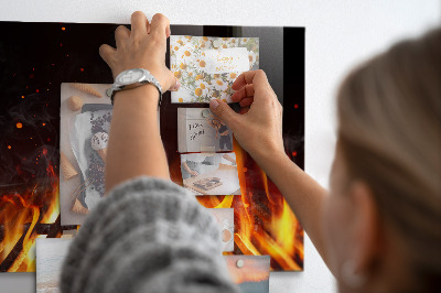 Quadro magnético de parede Grade