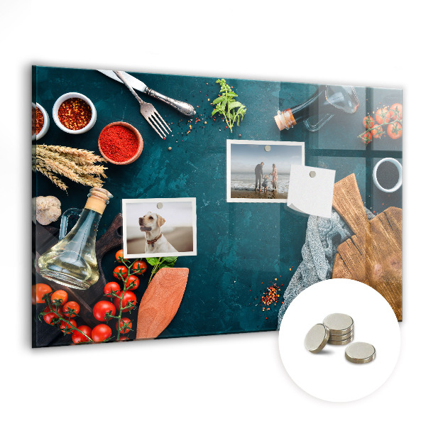 Quadro magnético decorativo Utensílios de cozinha