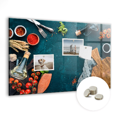 Quadro magnético decorativo Utensílios de cozinha