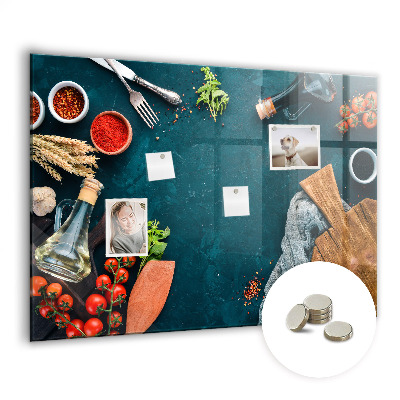 Quadro magnético decorativo Utensílios de cozinha