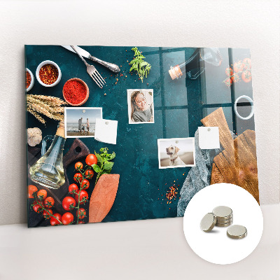 Quadro magnético decorativo Utensílios de cozinha