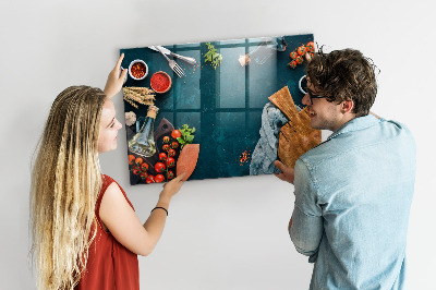 Quadro magnético decorativo Utensílios de cozinha