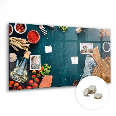 Quadro magnético decorativo Utensílios de cozinha