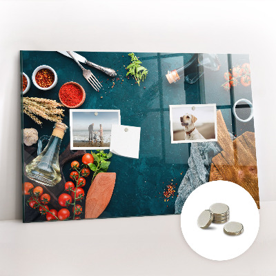 Quadro magnético decorativo Utensílios de cozinha