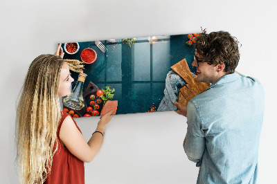 Quadro magnético decorativo Utensílios de cozinha